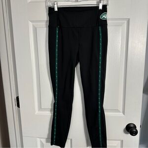 Wear by Erin Andrews Jets leggings, size M, logo, pocket, athleisure, stretch
